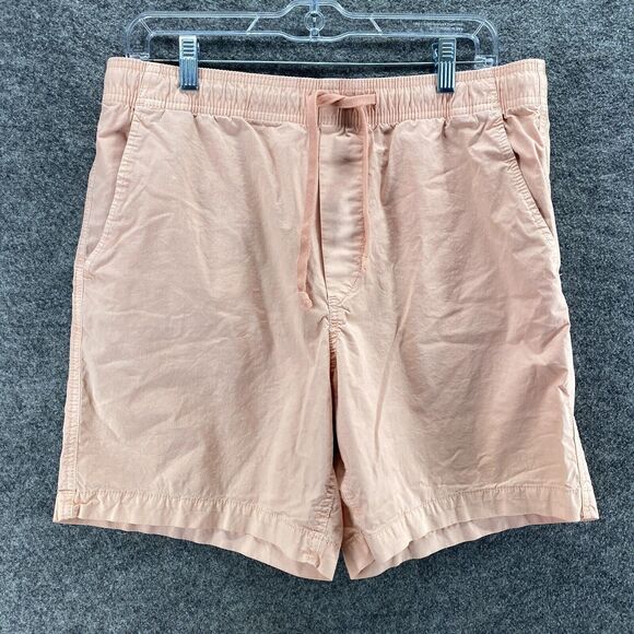 American Eagle Outfitters Pants - American Eagle Shorts Women M Medium Pink High Rise Flat Front Chino Drawstring